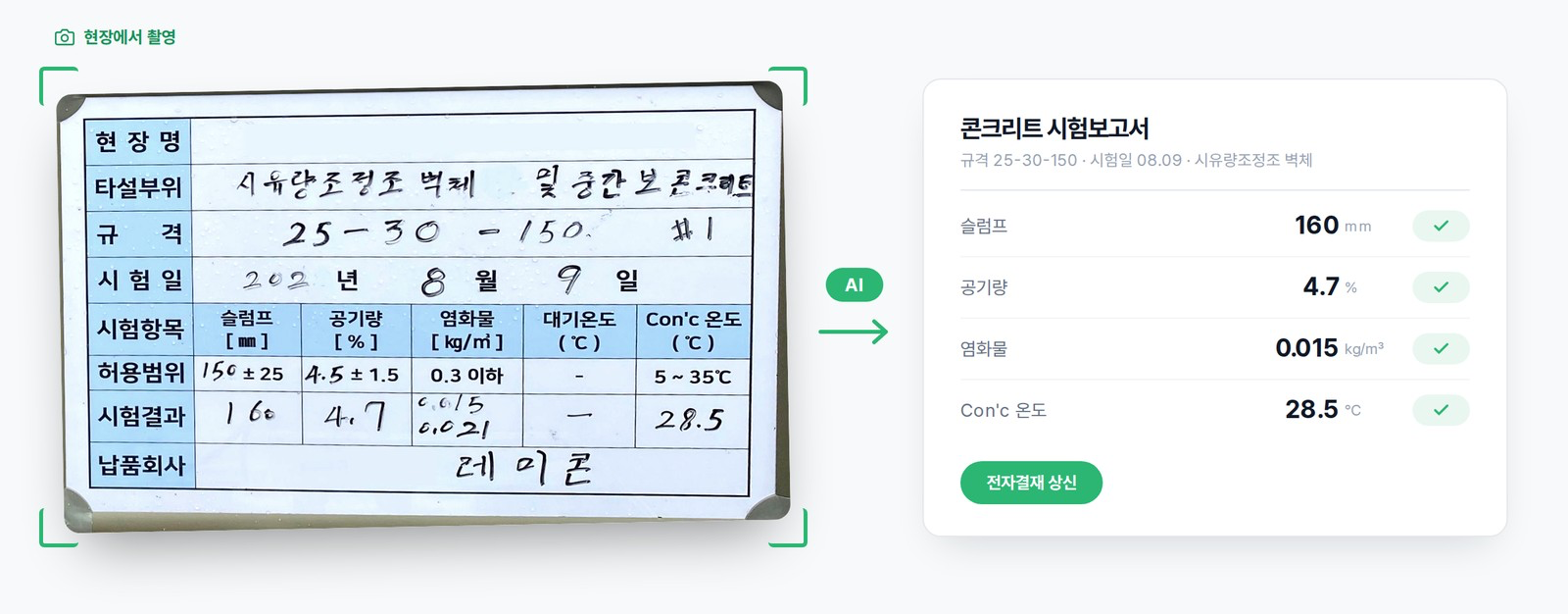 보드판을 촬영해 문서로 변환